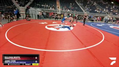 136 lbs 2nd Place Match - Sullivan Booth, Sheridan Wrestling Club vs Aiden Cook, Green River Grapplers Wrestling