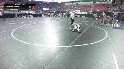 D1-215 lbs Quarterfinal - Thomas Reilly, Kenosha Bradford vs Gatlin Empey, Stoughton