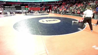 1A 113 lbs Cons. Round 2 - Briley Carter, Clinton vs Brandon White, Dakota