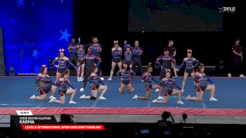 Cheer Destiny Allstars - Karma [2025 L6 International Open Coed Non Tumbling Semis] 2025 The Cheerleading Worlds