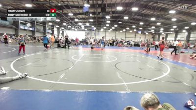 127 lbs Quarterfinal - Ryan Osolin, OHIO GOLD - MS vs Tony Mohwish III, IRONWHALE - MS
