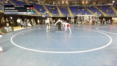 90 lbs 5th Place - Jake Sparks, Connellsville vs Elijah Santiago, Allentown