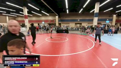 70 lbs Round 2 - Jaxson Bartholomew, Spartan Mat Club vs Shepherd Washington, NTX Wrestling