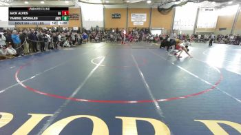 132 lbs Quarterfinal - Jack Alves, Bridgewater-Raynham vs Yandel Morales, Andover