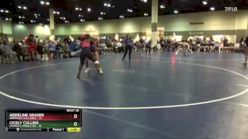 140 lbs Round 4 (16 Team) - Addeline Graser, Nebraska Hula Girls vs Cicely Cullins, Charlie`s Angels-WV