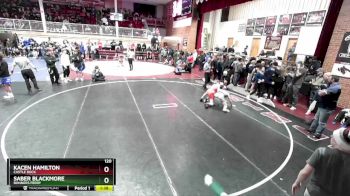 120 lbs Cons. Round 3 - Kacen Hamilton, Castle Rock vs Saber Blackmore, Bonners Ferry