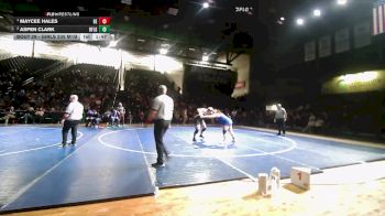 Girls 235 M1B 1st Place Match - Maycee Hales, Box Elder - Girls vs Aspen Clark, Richfield - Girls
