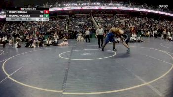 2A 285 lbs Quarterfinal - Joseph Trahan, Trinity vs Michael Vazquez, McMichael