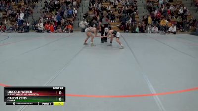 70 lbs Round 1 - Cason Zens, Lennox vs Lincoln Weber, Pursuit Wrestling Minnesota