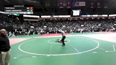 45 lbs Cons. Round 4 - Odin Maas, RMW2 vs James Lambertson, CEW1