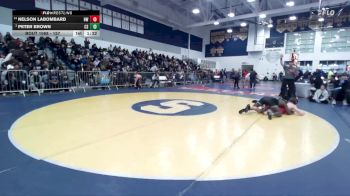 157 lbs Champ. Round 1 - Peter Brown, Canyon Springs vs Nelson LaBombard, Harvard-Westlake