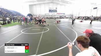 190 lbs Quarterfinal - Logan Zebrowski, Northern Arizona Grapplers vs Ayden Campbell, Red Wave Wrestling