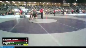182 lbs Semis & 1st Wrestleback (8 Team) - Donovan Smith, 3A Rainier vs Luis Delain-Collazo, 3A Taft