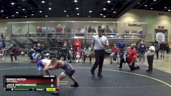 70 lbs Cons. Semi - Jayce Wertenberger, Dundee MI vs Romeo Moten, Ohio Heroes