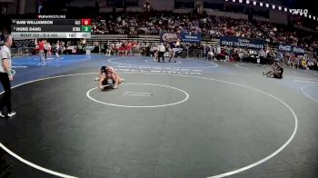 D 3 150 lbs Cons. Round 2 - Sam Williamson, St. Louis Catholic vs Hung Dang, St. Mary`s