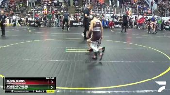 69 lbs Cons. Round 2 - Jayden Fowler, Eaton Rapids Youth WC vs Jason Elkins, Martin Mean Machine