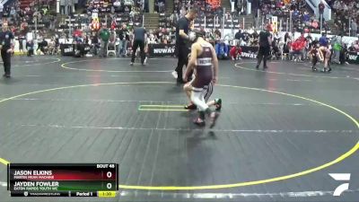 69 lbs Cons. Round 2 - Jayden Fowler, Eaton Rapids Youth WC vs Jason Elkins, Martin Mean Machine