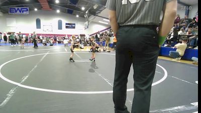 37 lbs Quarterfinal - Benjamin Kroll, Raw Wrestling Club vs Malakia Sumka, Henryetta Knights Wrestling Club