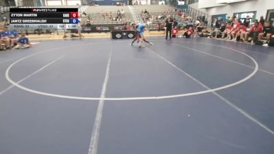 113 lbs Zy'ion Martin, Kansas vs Jantz Greenhalgh, Utah Gold