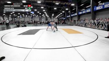 110 lbs Rr Rnd 3 - Lincoln Golomboski, Buffalo Valley Wrestling Club EL Blue vs Keegan Lute, Micky's Minions White