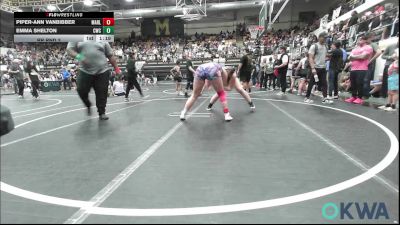 155 lbs Rr Rnd 3 - Piper-Ann VanBibber, Marlow Outlaws vs Emma Shelton, CacheWrestlingClub