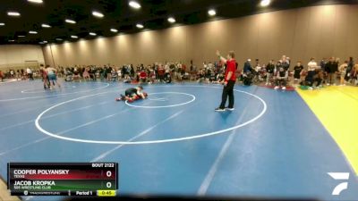 125 lbs Cons. Round 2 - Cooper Polyansky, Texas vs Jacob Kropka, 505 Wrestling Club