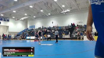 215 lbs Cons. Round 2 - Payton Ruth, Oak Grove HS vs Angel Maciel, Ocean Springs High School