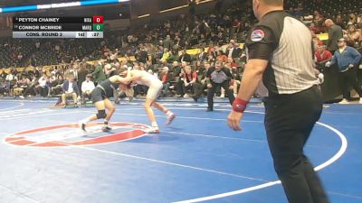 150 Class 4 lbs Cons. Round 3 - Connor McBride, Marquette vs Peyton Chainey, Nixa