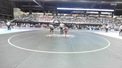 130 lbs Quarterfinal - Reddi Johnson, Kansas City-Washington HS vs Amari English, Lansing HS