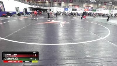 184 lbs Champ. Round 1 - Jameel Coles, Grand View (Iowa) vs Colin O`grady, St. Ambrose University