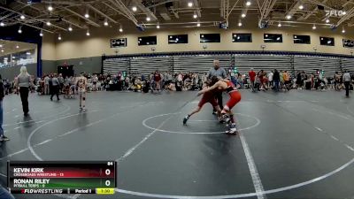 84 lbs Round 2 (8 Team) - Ronan Riley, PitBull Terps vs Kevin Kirk, Crossroads Wrestling