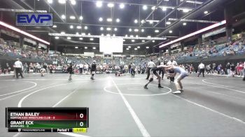 125 lbs Semifinal - Grant Eck, Brawlers vs Ethan Bailey, Norton Kids Wrestling Club