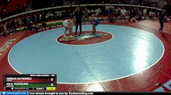 145 lbs Cons. Round 3 - Nico Yazzolino, Oregon vs Adrian Gutierrez, Idaho