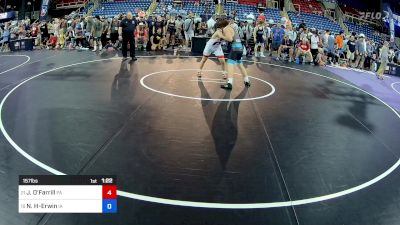 157 lbs Cons 16 #2 - Jayden O'Farrill, PA vs Noah Howk-Erwin, IA