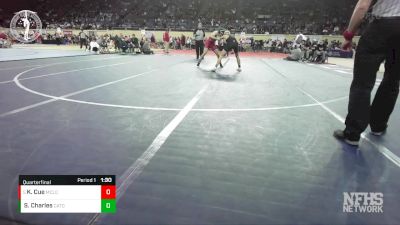 4A-144 lbs Quarterfinal - Kaiden Cue, MCLOUD vs Seth Charles, CATOOSA