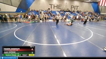 115 lbs Quarterfinal - Alex Mateaki, Champions Wrestling Club vs Maddix Anderson, Wasatch Wrestling Club