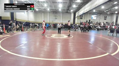 144 lbs Consi Of 8 #1 - Brody Smith, Mount Greylock vs Michael Keenan, Wayland