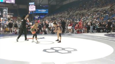 120 lbs Champ. Rd Of 128 - Aubree Gutierrez, California vs Elena Bridges, Nebraska