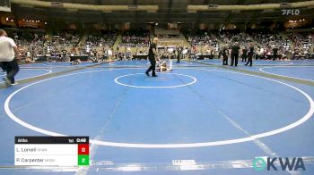 61 lbs Consi Of 8 #1 - Lukas Lomeli, Shawnee Takedown Club vs Paisleigh Carpenter, Midwest City Bombers