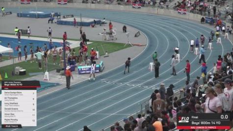 2026 AAU Junior Olympic Games - Youth Boys' 800m, Finals 1 - Age 14