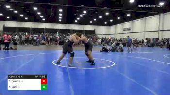 285 lbs Consolation - Collin Crosby, GA vs Adrian Sans, FL