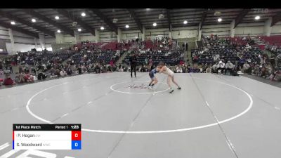 106 lbs 1st Place Match - Peyton Hogan, Uintah Wrestling vs Steele Woodward, Wasatch Wrestling Club