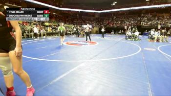 130 Class 1 lbs Cons. Round 3 - Kylie Miller, Knob Noster vs Brookelynn Meeks, Blair Oaks