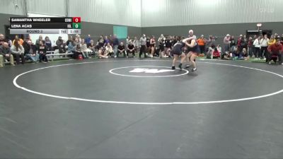 JV-43 lbs Round 3 - Samantha Wheeler, Colfax-Mingo vs Lena Acas, Iowa City Liberty