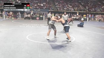 D 1 190 lbs Cons. Round 2 - Hunter Brooks, Walker vs Carson Geuin, Airline