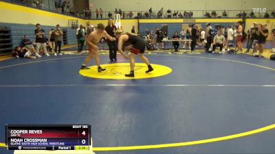 190 lbs Quarterfinal - Cooper Reves, SAW TC vs Noah Crossman, Olathe South High School Wrestling