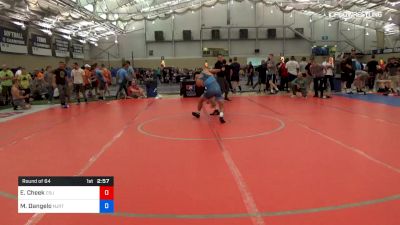 70 kg Round Of 64 - Evan Cheek, Cleveland State University vs Mike Dangelo, NJRTC