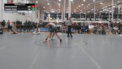 174 lbs Rr Rnd 1 - Jaxon Backus, Homegrown White - HSC vs Tanner Tutku, VHW Blue - HSC