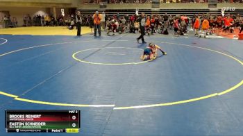 50 lbs Quarterfinal - Brooks Reinert, Watertown-Mayer vs Easton Schneider, NLS (New London/Spicer)