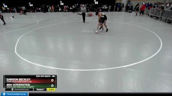 86 lbs Cons. Round 5 - Ben Howenstein, Siouxland Wrestling Academy vs Dawson Beckley, Team Tulsa Wrestling Club